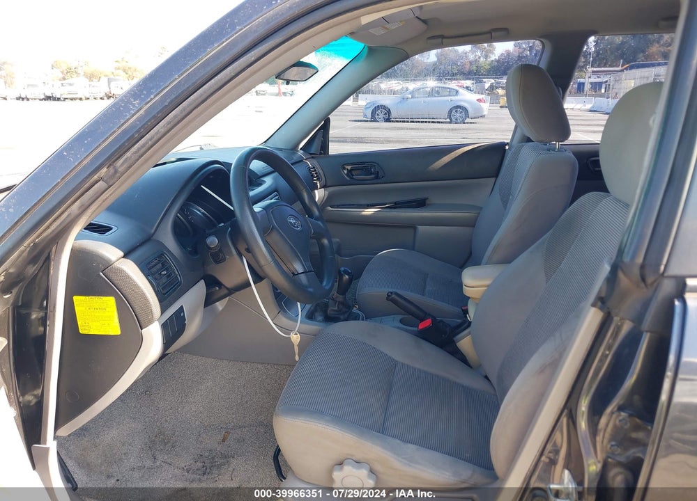 2008 SUBARU FORESTER 2.5X VIN: JF1SG63668G708060