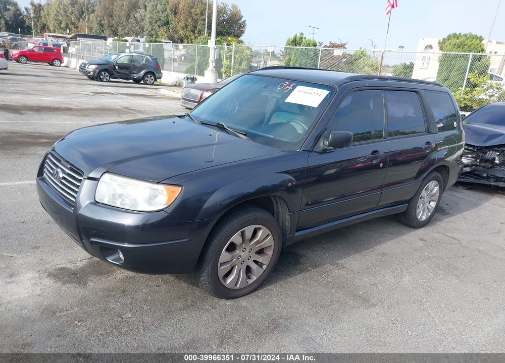 2008 SUBARU FORESTER 2.5X VIN: JF1SG63668G708060