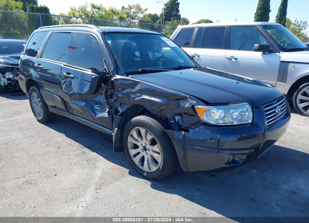 2008 SUBARU FORESTER 2.5X VIN: JF1SG63668G708060