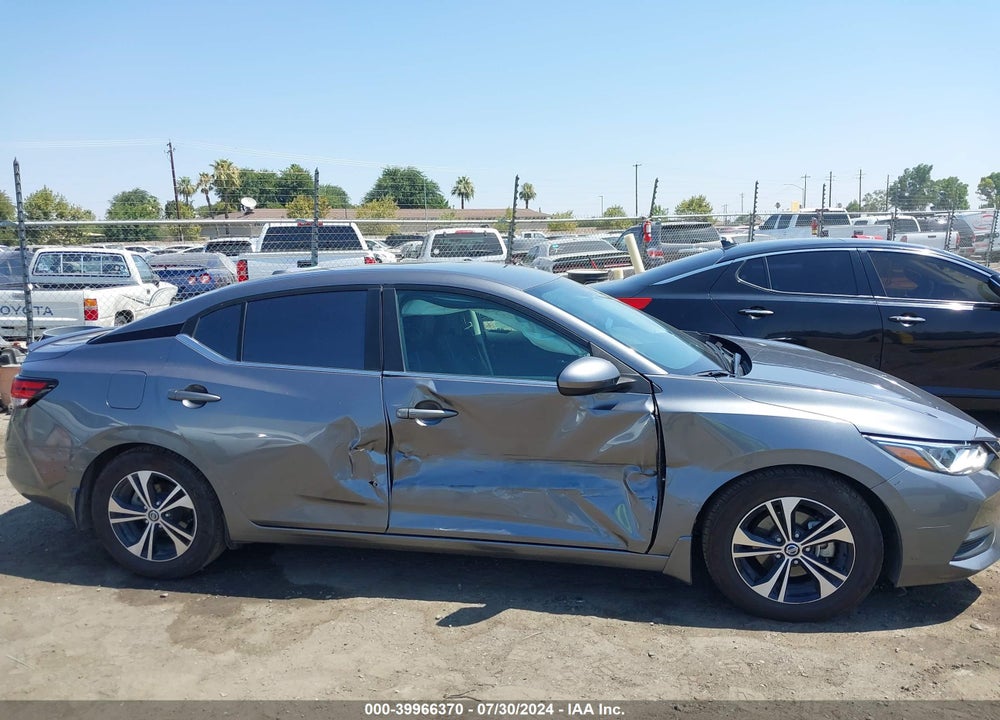 2022 NISSAN SENTRA SV XTRONIC CVT VIN: 3N1AB8CV6NY217248