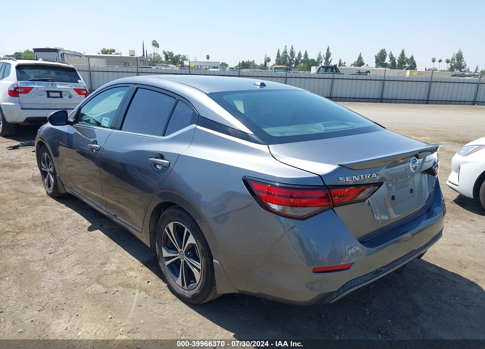 2022 NISSAN SENTRA SV XTRONIC CVT VIN: 3N1AB8CV6NY217248