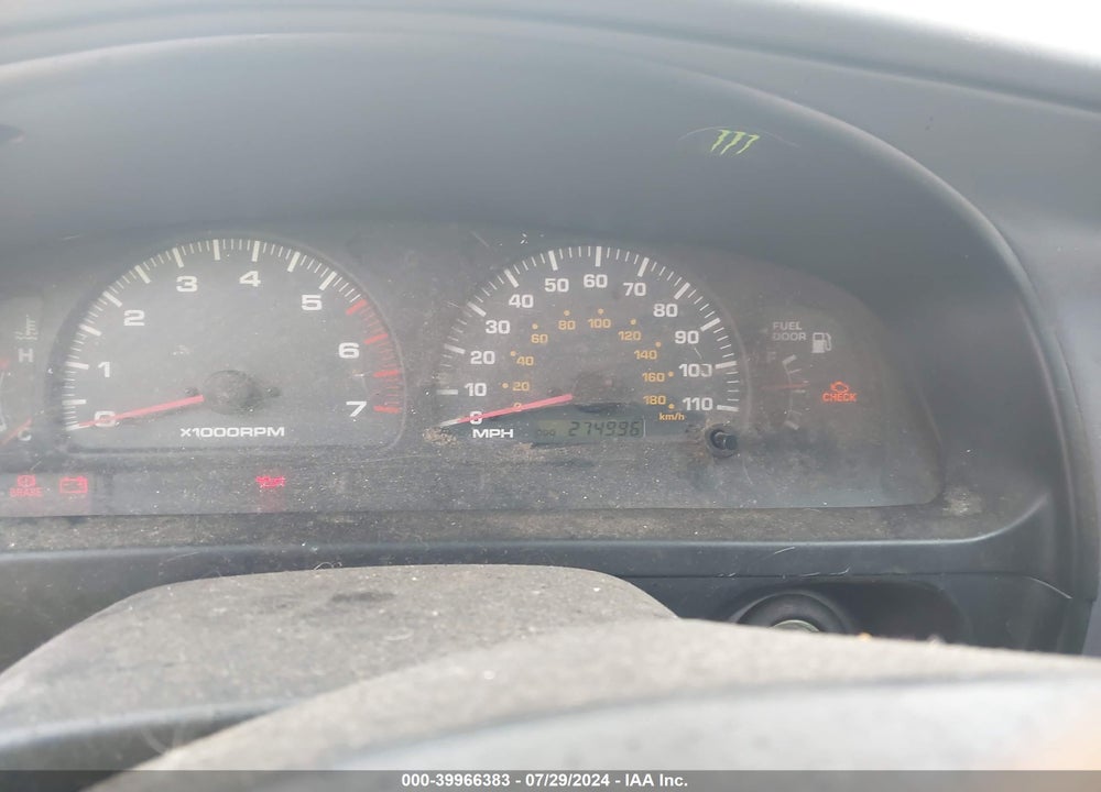 2000 TOYOTA 4RUNNER SR5 V6 VIN: JT3HN86R7Y0321493