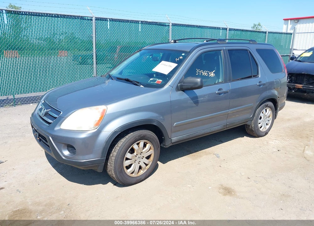 2005 HONDA CR-V SE VIN: SHSRD78905U326700