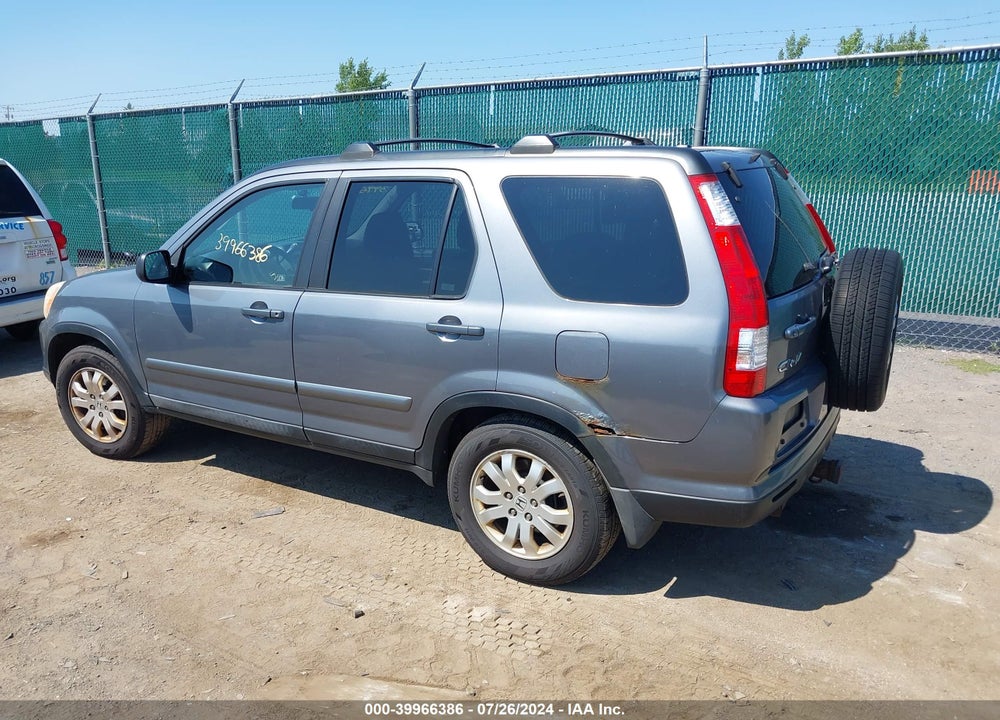 2005 HONDA CR-V SE VIN: SHSRD78905U326700