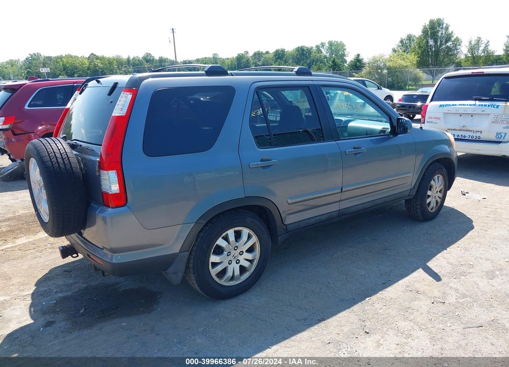2005 HONDA CR-V SE VIN: SHSRD78905U326700