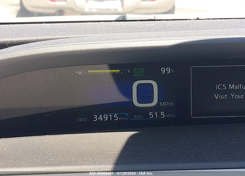 2017 TOYOTA PRIUS TWO VIN: JTDKBRFU0H3043569