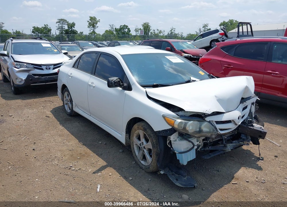 2011 TOYOTA COROLLA S VIN: 2T1BU4EE2BC617823
