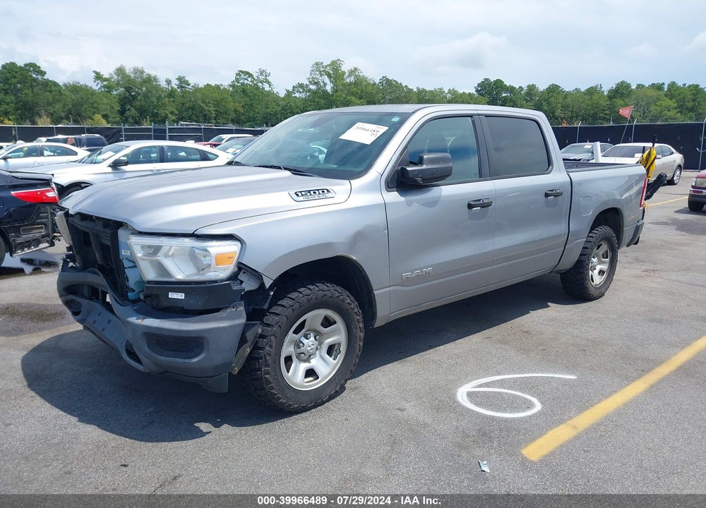 2019 RAM 1500 TRADESMAN 4X4 5'7 BOX VIN: 1C6SRFGT2KN542165