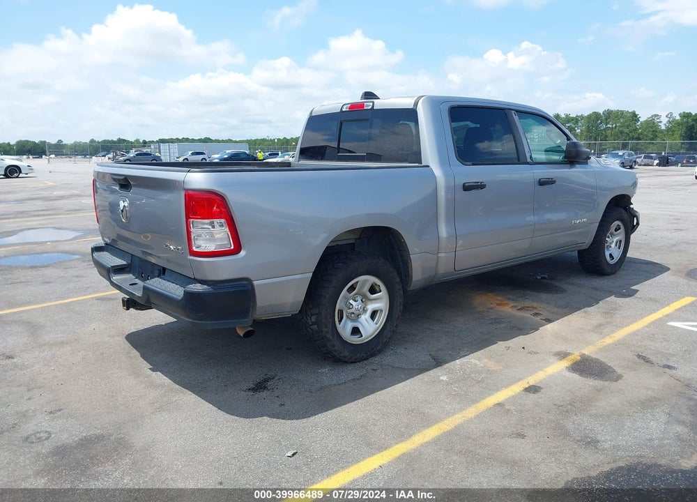 2019 RAM 1500 TRADESMAN 4X4 5'7 BOX VIN: 1C6SRFGT2KN542165
