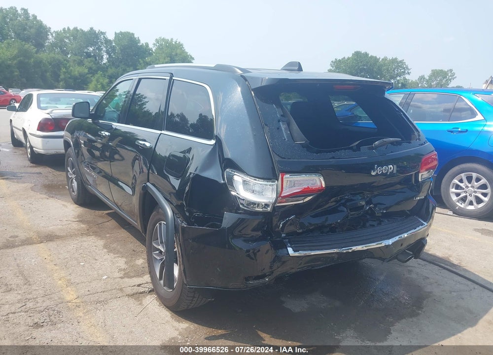 2017 JEEP GRAND CHEROKEE LIMITED 4X4 VIN: 1C4RJFBG3HC632406