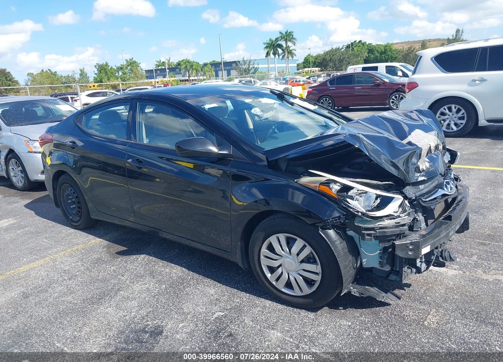 2016 HYUNDAI ELANTRA SE VIN: 5NPDH4AE2GH788675