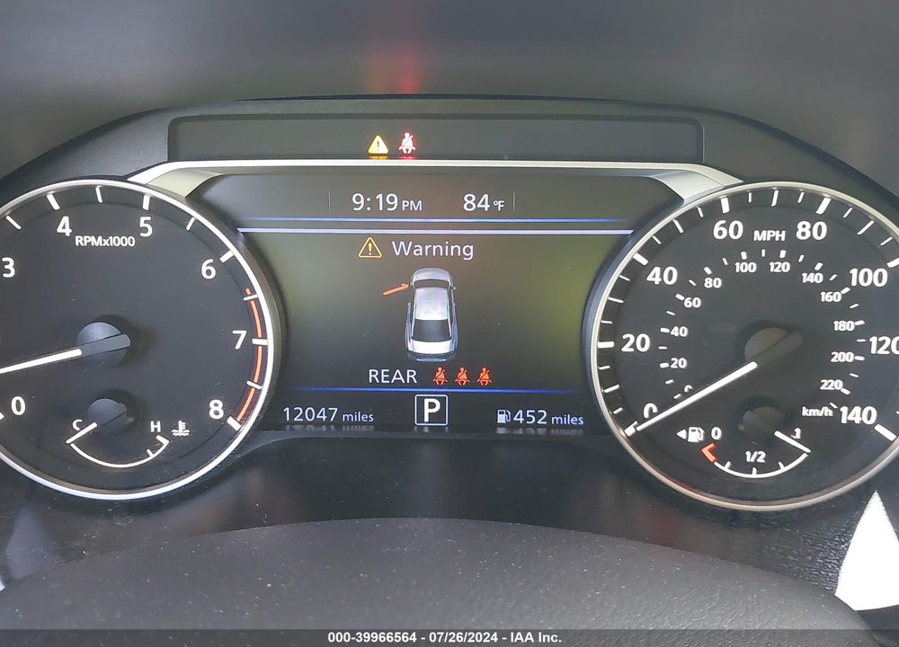 2024 NISSAN ALTIMA SV FWD VIN: 1N4BL4DV7RN386354