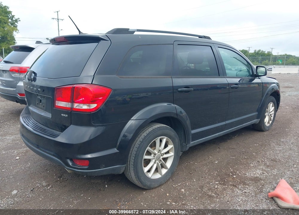 2013 DODGE JOURNEY SXT VIN: 3C4PDDBG4DT711052