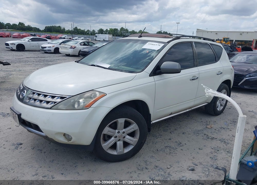 2007 NISSAN MURANO SL VIN: JN8AZ08T87W523562