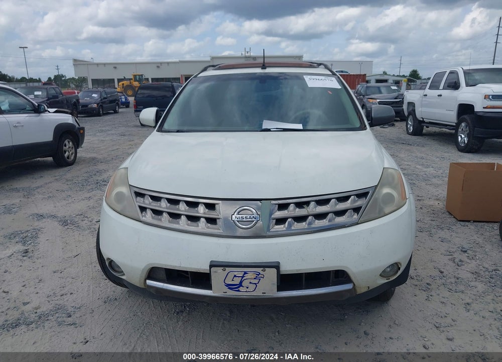 2007 NISSAN MURANO SL VIN: JN8AZ08T87W523562