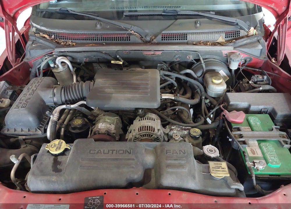 2001 DODGE DAKOTA SLT/SPORT VIN: 1B7GG22NX1S269188