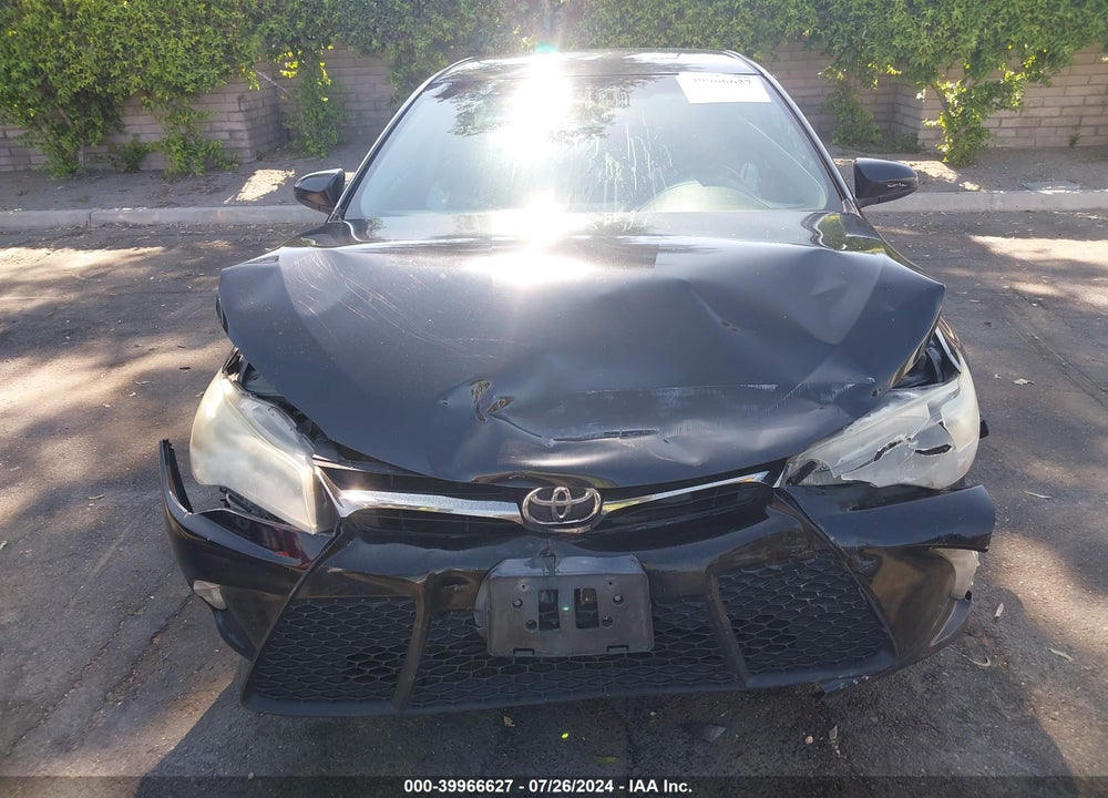2015 TOYOTA CAMRY SE VIN: 4T1BF1FK5FU089308
