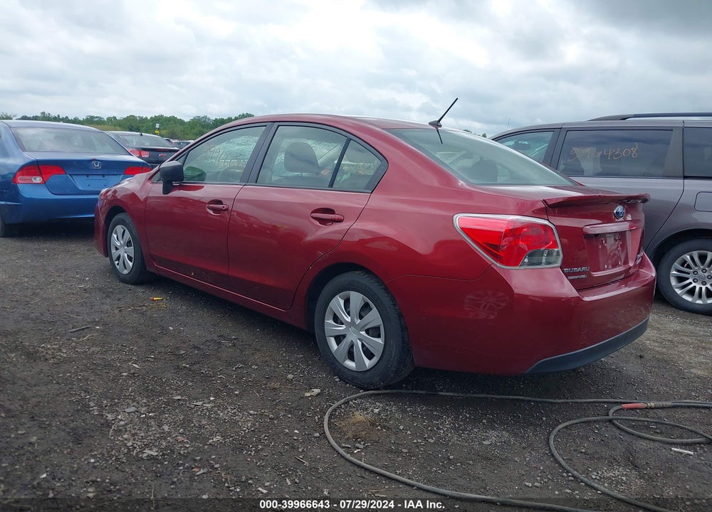 2016 SUBARU IMPREZA 2.0I VIN: JF1GJAA66GH019948