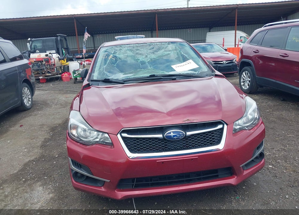 2016 SUBARU IMPREZA 2.0I VIN: JF1GJAA66GH019948