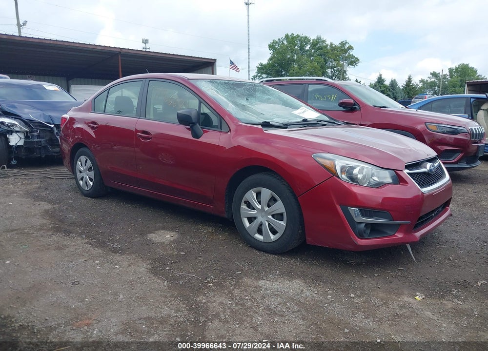 2016 SUBARU IMPREZA 2.0I VIN: JF1GJAA66GH019948