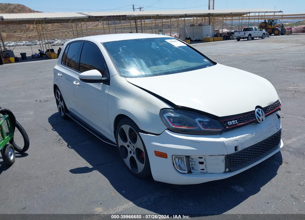 2012 VOLKSWAGEN GTI VIN: WVWHV7AJXCW002604