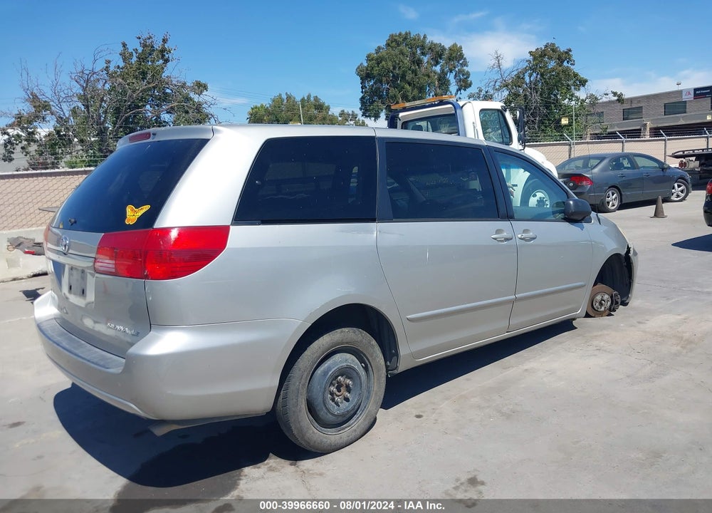 2004 TOYOTA SIENNA LE VIN: 5TDZA23C54S120417