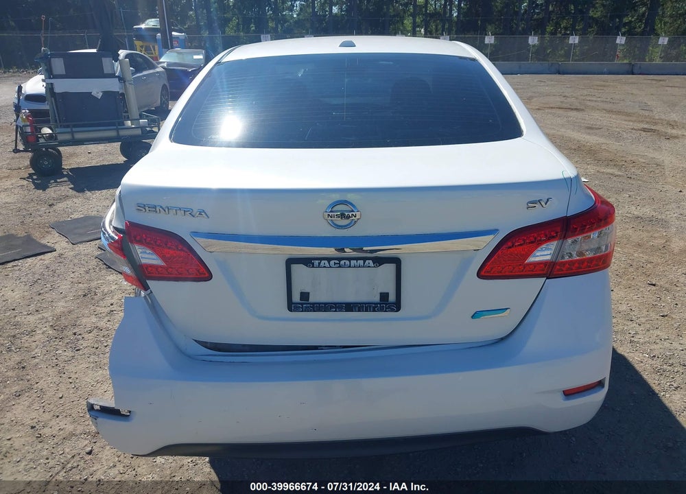 2013 NISSAN SENTRA SV VIN: 3N1AB7APXDL672534