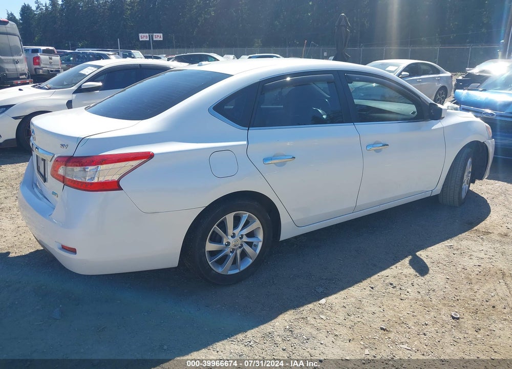 2013 NISSAN SENTRA SV VIN: 3N1AB7APXDL672534