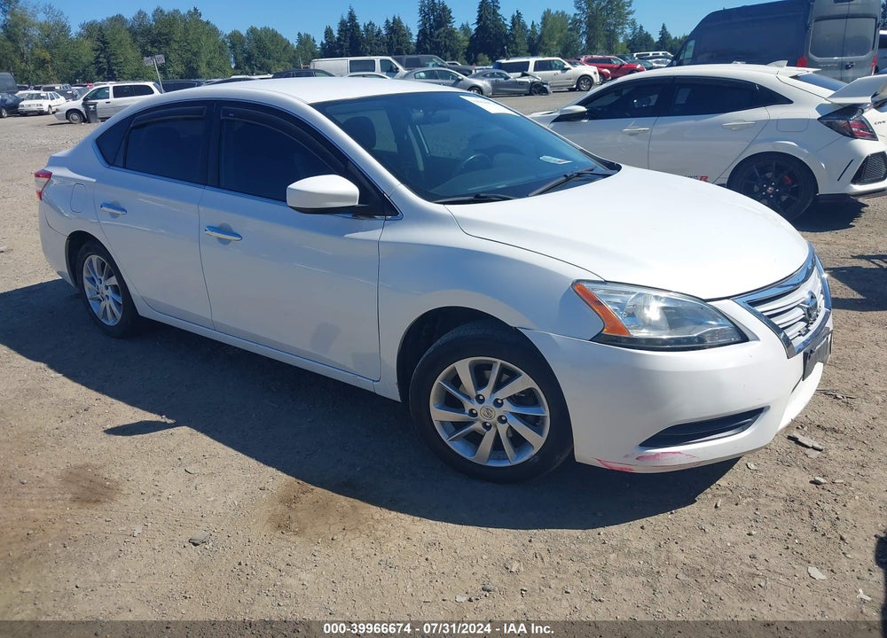 2013 NISSAN SENTRA SV VIN: 3N1AB7APXDL672534