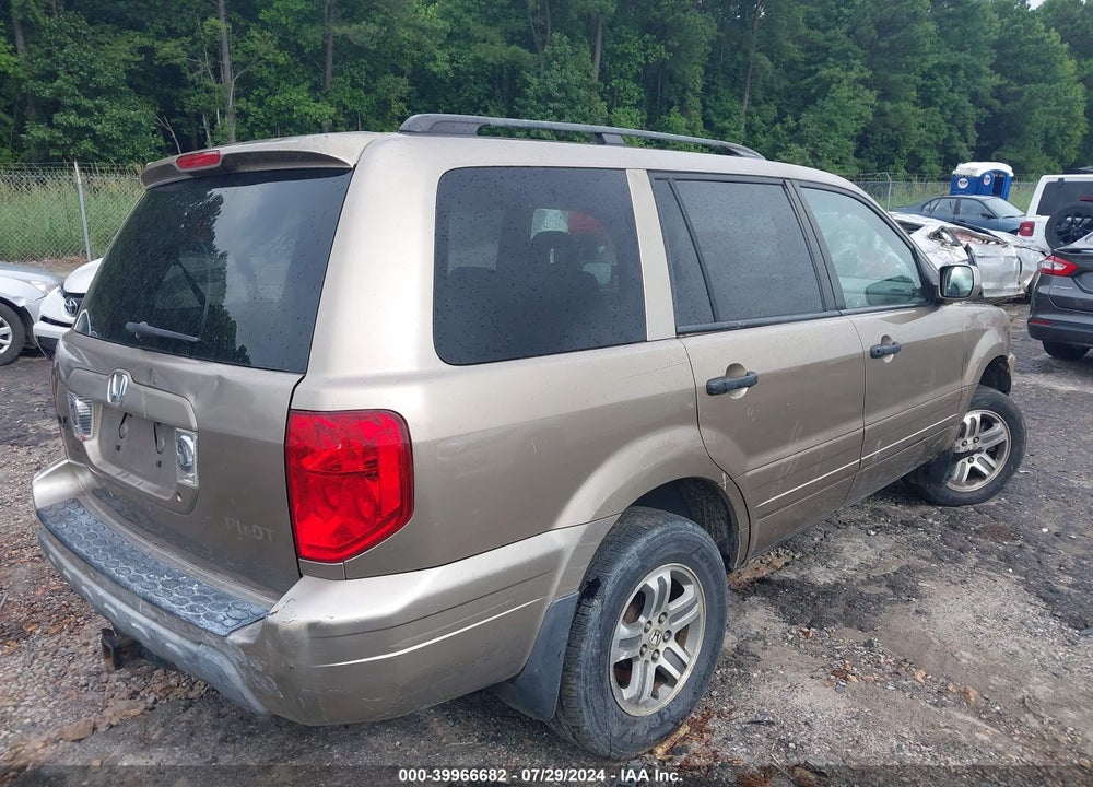 2005 HONDA PILOT EX-L VIN: 2HKYF18625H524227