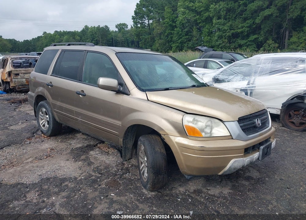 2005 HONDA PILOT EX-L VIN: 2HKYF18625H524227