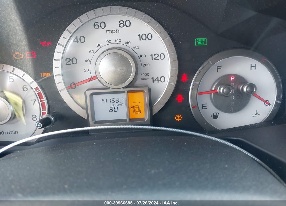 2010 HONDA PILOT LX VIN: 5FNYF4H27AB003687