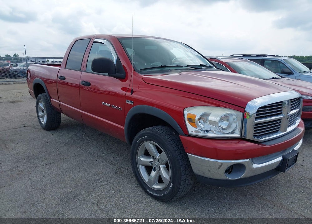 2007 DODGE RAM 1500 SLT/TRX4 OFF ROAD/SPORT VIN: 1D7HU18237S240828