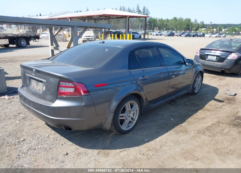 2008 ACURA TL 3.2 VIN: 19UUA66278A054137