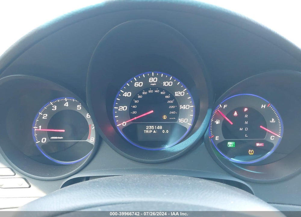 2008 ACURA TL 3.2 VIN: 19UUA66278A054137