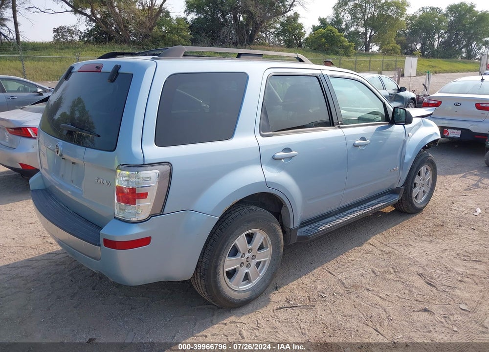 2008 MERCURY MARINER V6 VIN: 4M2CU91168KJ15225