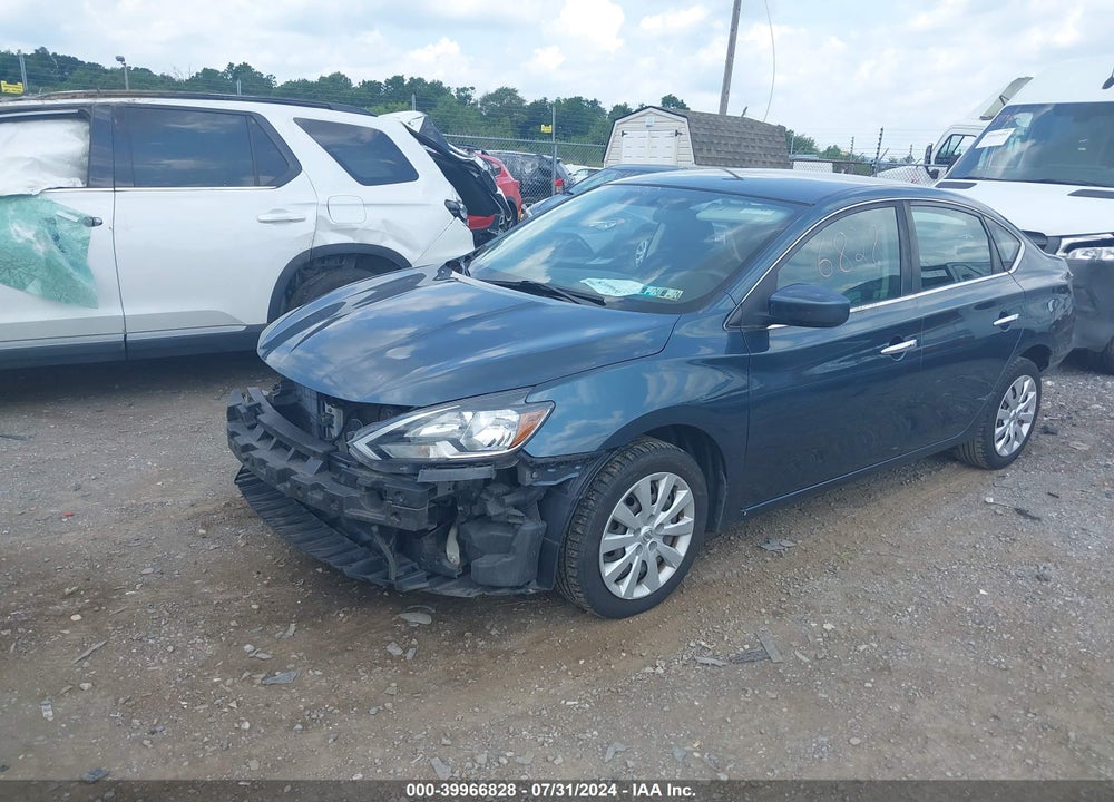 2017 NISSAN SENTRA SV VIN: 3N1AB7AP5HY239194