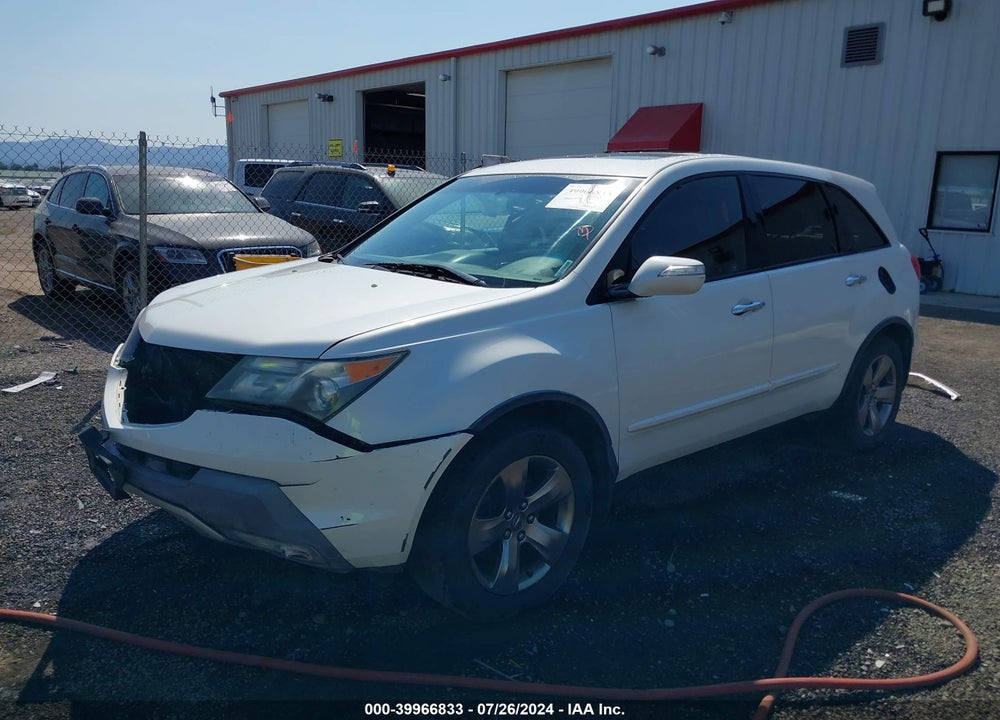 2007 ACURA MDX SPORT PACKAGE VIN: 2HNYD28817H539501