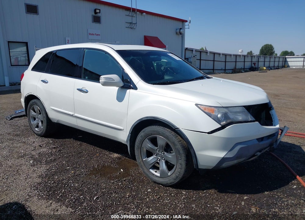 2007 ACURA MDX SPORT PACKAGE VIN: 2HNYD28817H539501