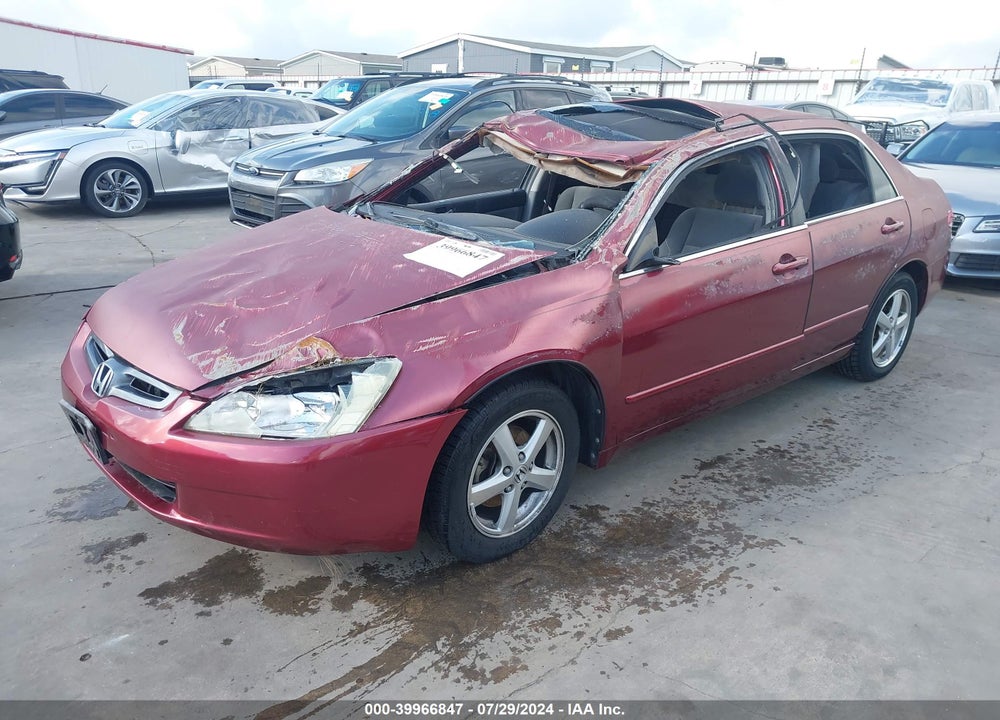 2004 HONDA ACCORD 2.4 EX VIN: 1HGCM56614A033570