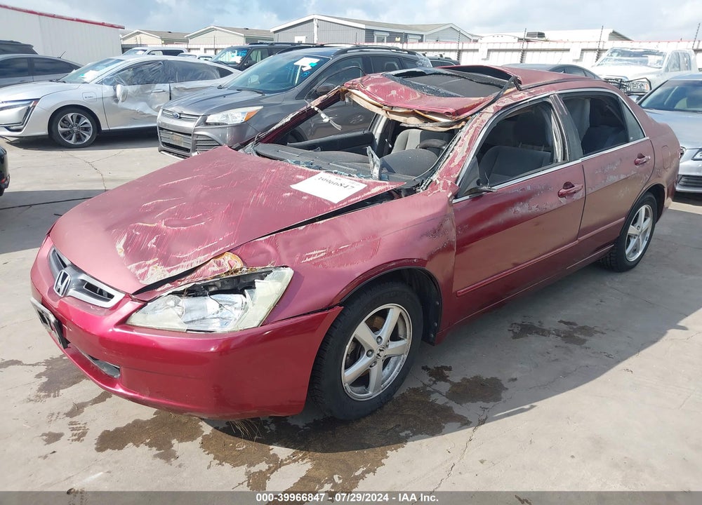 2004 HONDA ACCORD 2.4 EX VIN: 1HGCM56614A033570