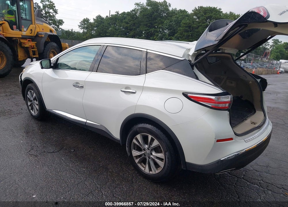 2015 NISSAN MURANO SL VIN: 5N1AZ2MH0FN230747