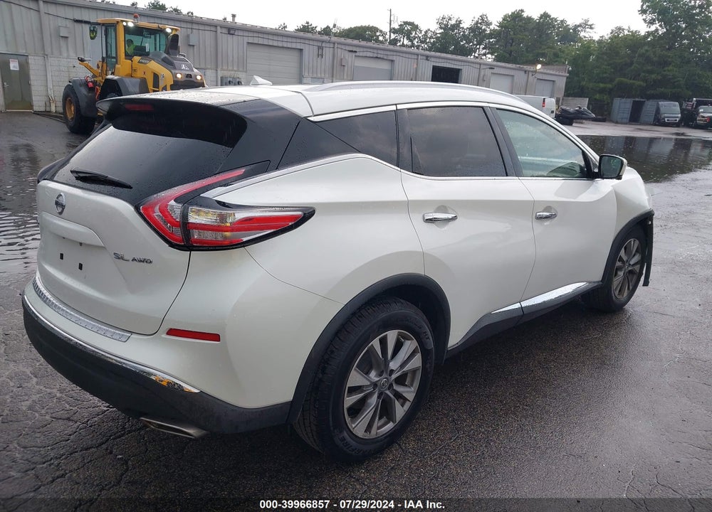 2015 NISSAN MURANO SL VIN: 5N1AZ2MH0FN230747