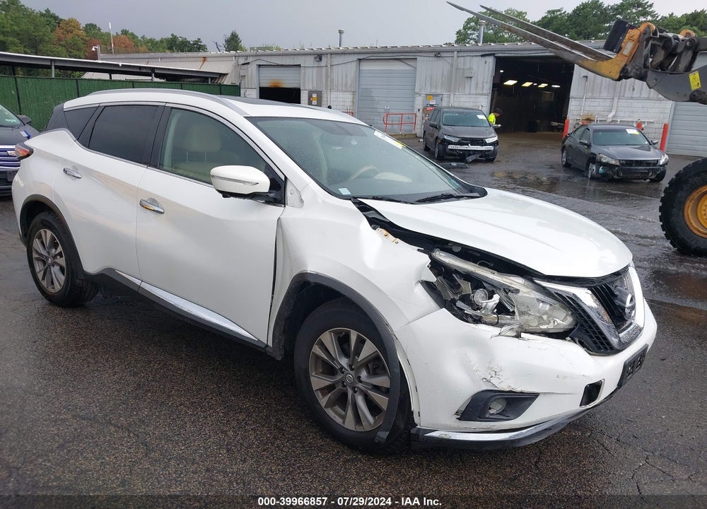 2015 NISSAN MURANO SL VIN: 5N1AZ2MH0FN230747