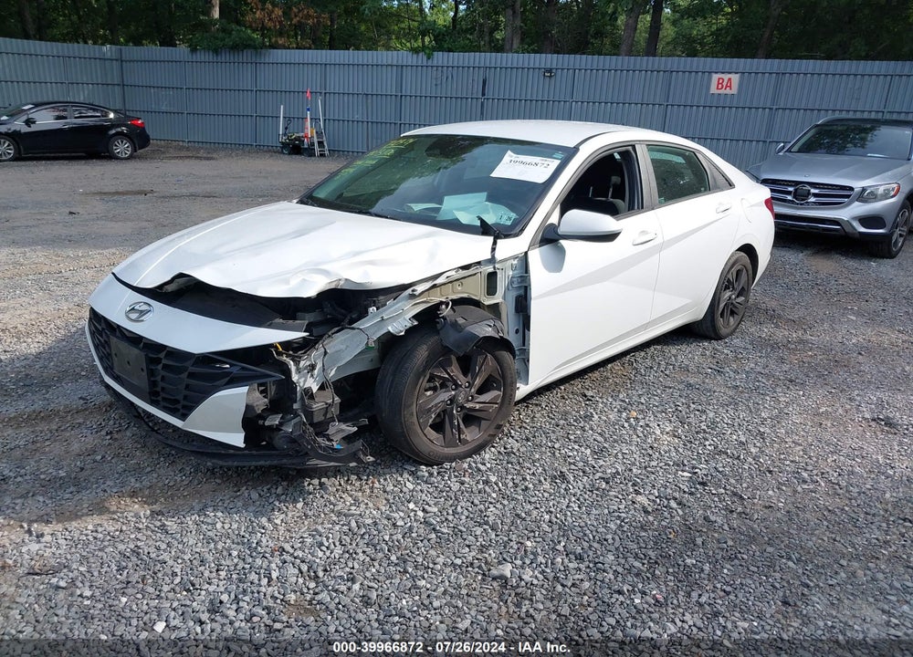 2021 HYUNDAI ELANTRA SEL VIN: 5NPLS4AG4MH023106