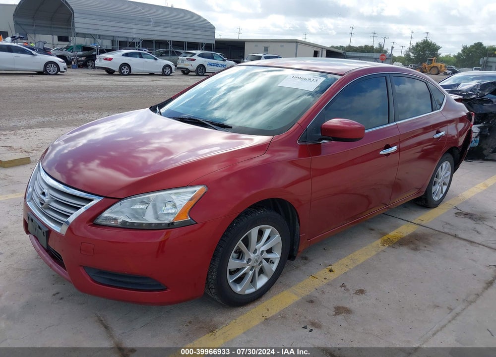 2015 NISSAN SENTRA SV VIN: 3N1AB7AP5FY376486