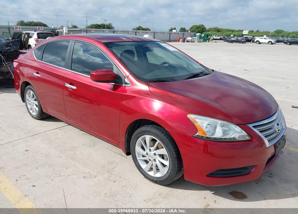 2015 NISSAN SENTRA SV VIN: 3N1AB7AP5FY376486