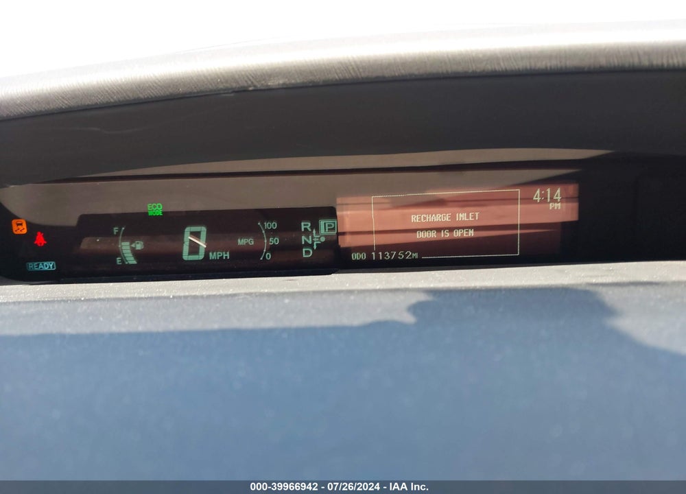 2013 TOYOTA PRIUS PLUG-IN VIN: JTDKN3DP5D3040534