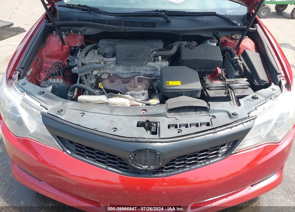 2012 TOYOTA CAMRY SE VIN: 4T1BF1FK8CU607326