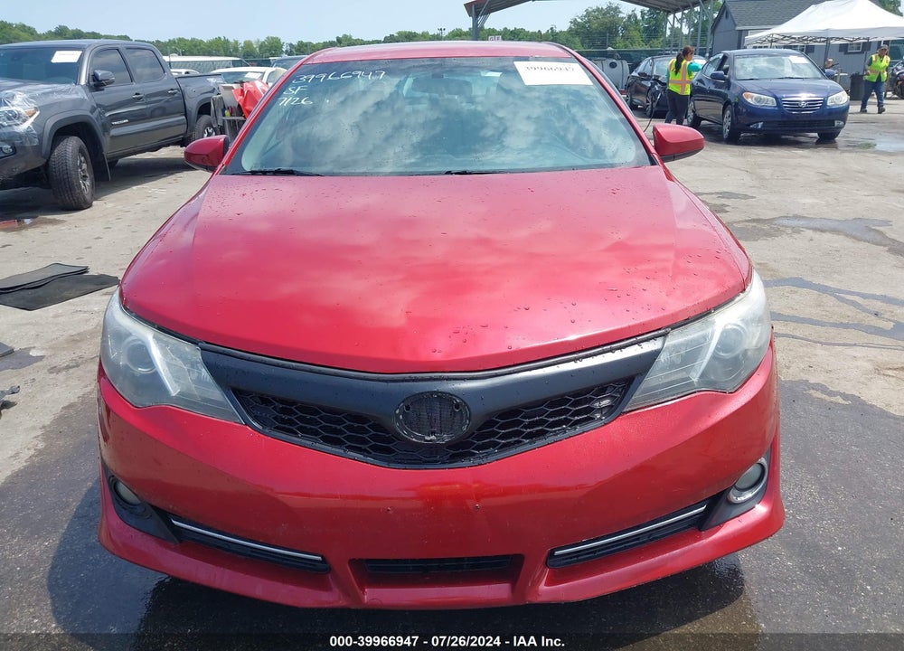 2012 TOYOTA CAMRY SE VIN: 4T1BF1FK8CU607326